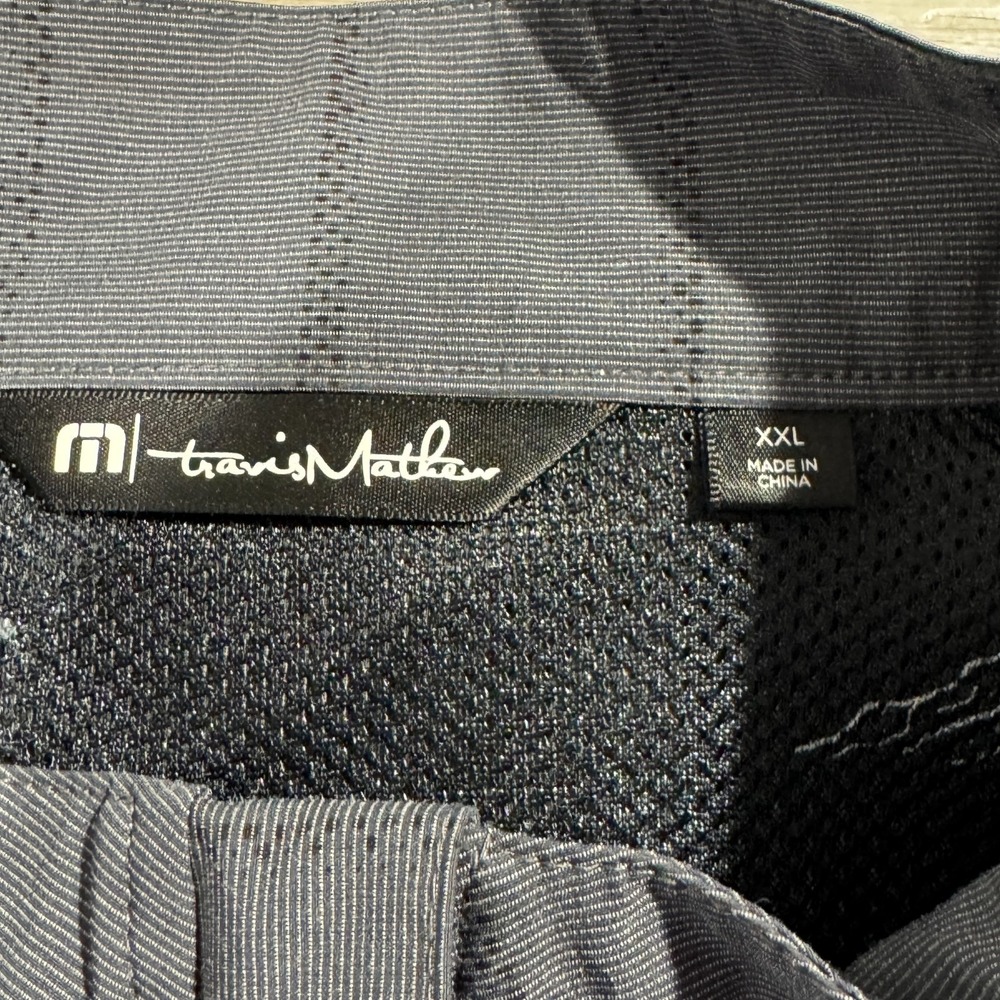TRAVIS‎ MATHEW Golf Jacket Gray Mesh Lined Full Zip Performance SZ XXL - Picture 9 of 9